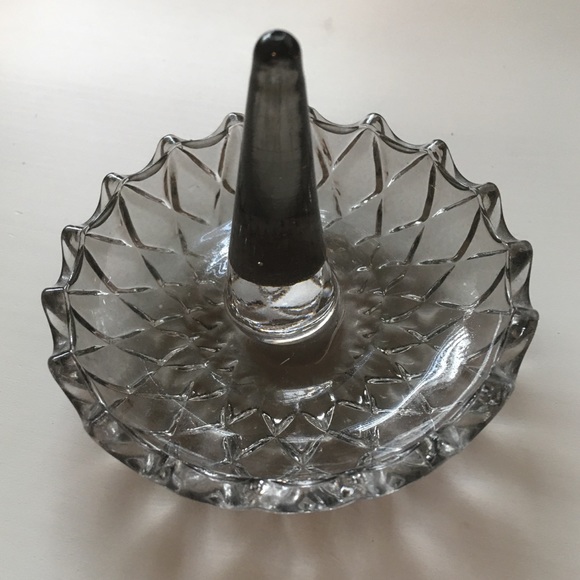 Urban Outfitters Other - Urban Outfitters Gray Glass Ring Tray